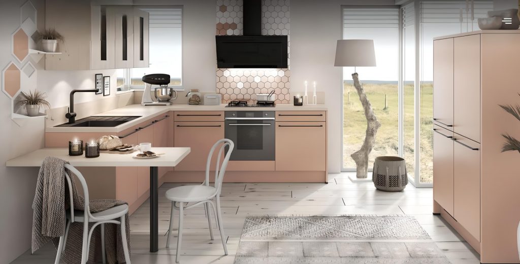 Cuisine sur mesure équipée a le Gosier Guadeloupe conçue et installée par artego cuisine