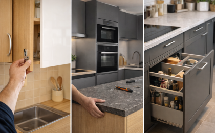 Plan de travail quartz installé en Guadeloupe par Artego Cuisines